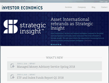 Tablet Screenshot of investoreconomics.com